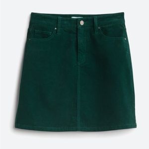 Poshmark Green Corduroy Skirt